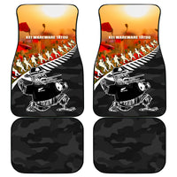 New Zealand ANZAC Rugby Car Mats Soldier Fern With Kiwi Bird LT05 - Polynesian Pride