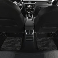 New Zealand ANZAC Rugby Car Mats Soldier Fern With Kiwi Bird LT05 Set 2pcs - Back Black - Polynesian Pride