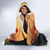 New Zealand ANZAC Rugby Hooded Blanket Soldier Fern With Kiwi Bird LT05 - Polynesian Pride