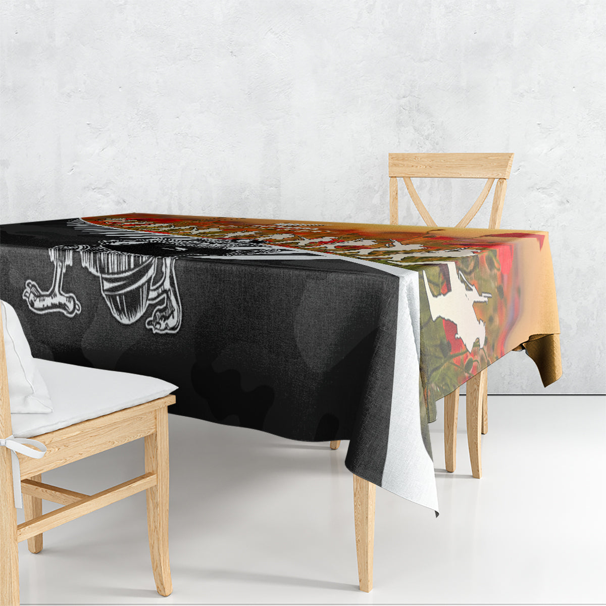 New Zealand ANZAC Rugby Tablecloth Soldier Fern With Kiwi Bird LT05 - Polynesian Pride