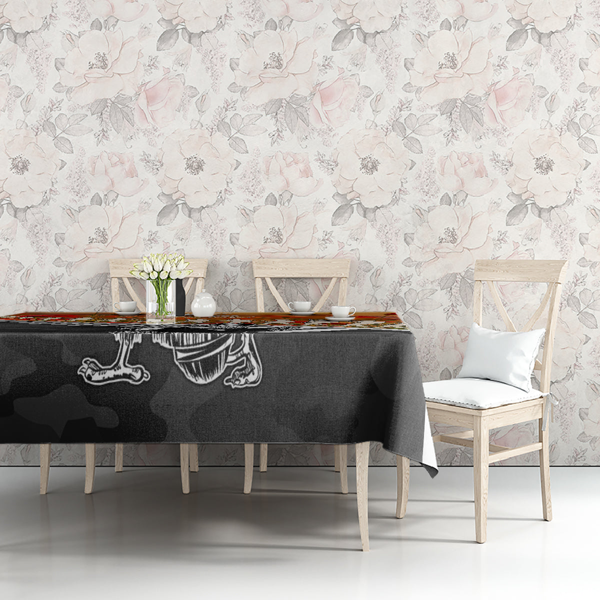New Zealand ANZAC Rugby Tablecloth Soldier Fern With Kiwi Bird LT05 - Polynesian Pride