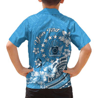 Personalised Penrhyn Gospel Day Family Matching Puletasi and Hawaiian Shirt Cook Islands Tribal Pattern LT05 - Polynesian Pride