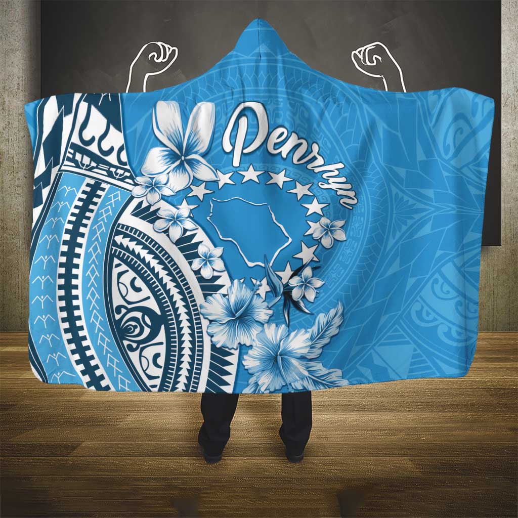Penrhyn Gospel Day Hooded Blanket Cook Islands Tribal Pattern LT05 - Polynesian Pride