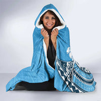 Penrhyn Gospel Day Hooded Blanket Cook Islands Tribal Pattern LT05 - Polynesian Pride