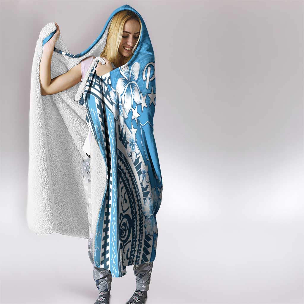 Penrhyn Gospel Day Hooded Blanket Cook Islands Tribal Pattern LT05 - Polynesian Pride