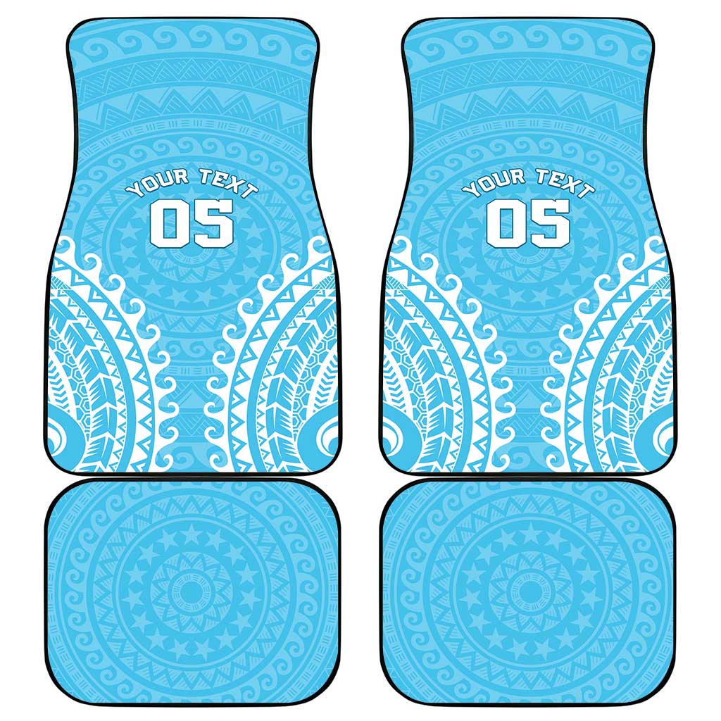 Custom Cook Islands Mauke Car Mats Polynesian Tribal Tattoo