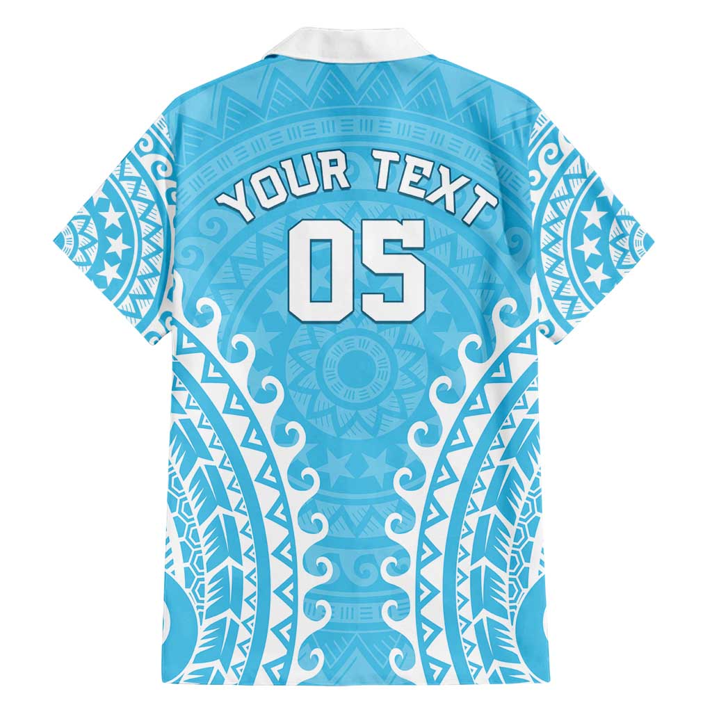 Custom Cook Islands Mauke Family Matching Long Sleeve Bodycon Dress and Hawaiian Shirt Polynesian Tribal Tattoo LT05 - Polynesian Pride