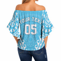 Custom Cook Islands Mauke Off Shoulder Wrap Waist Top Polynesian Tribal Tattoo LT05 - Polynesian Pride