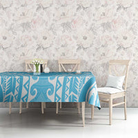 Custom Cook Islands Mauke Tablecloth Polynesian Tribal Tattoo