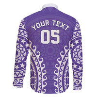 Custom Cook Islands Rarotonga Family Matching Long Sleeve Bodycon Dress and Hawaiian Shirt Polynesian Tribal Tattoo LT05 - Polynesian Pride