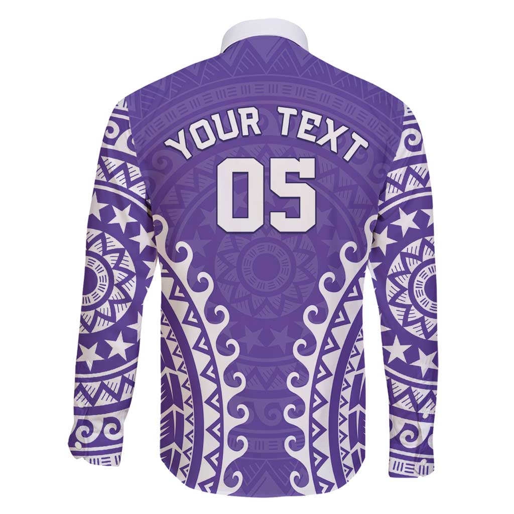 Custom Cook Islands Rarotonga Family Matching Puletasi and Hawaiian Shirt Polynesian Tribal Tattoo LT05 - Polynesian Pride