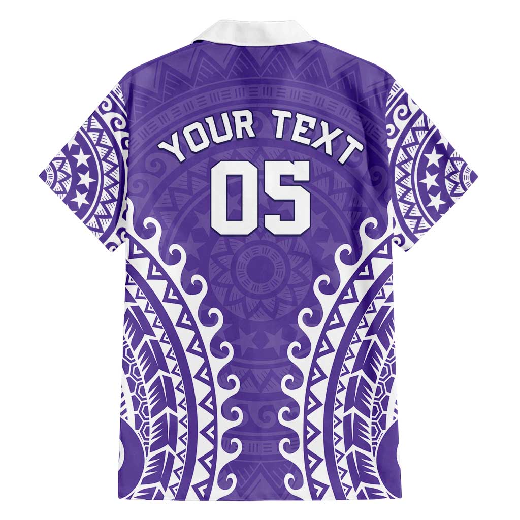 Custom Cook Islands Rarotonga Family Matching Tank Maxi Dress and Hawaiian Shirt Polynesian Tribal Tattoo LT05 - Polynesian Pride