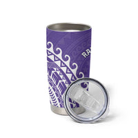 Cook Islands Rarotonga Tumbler Cup Polynesian Tribal Tattoo