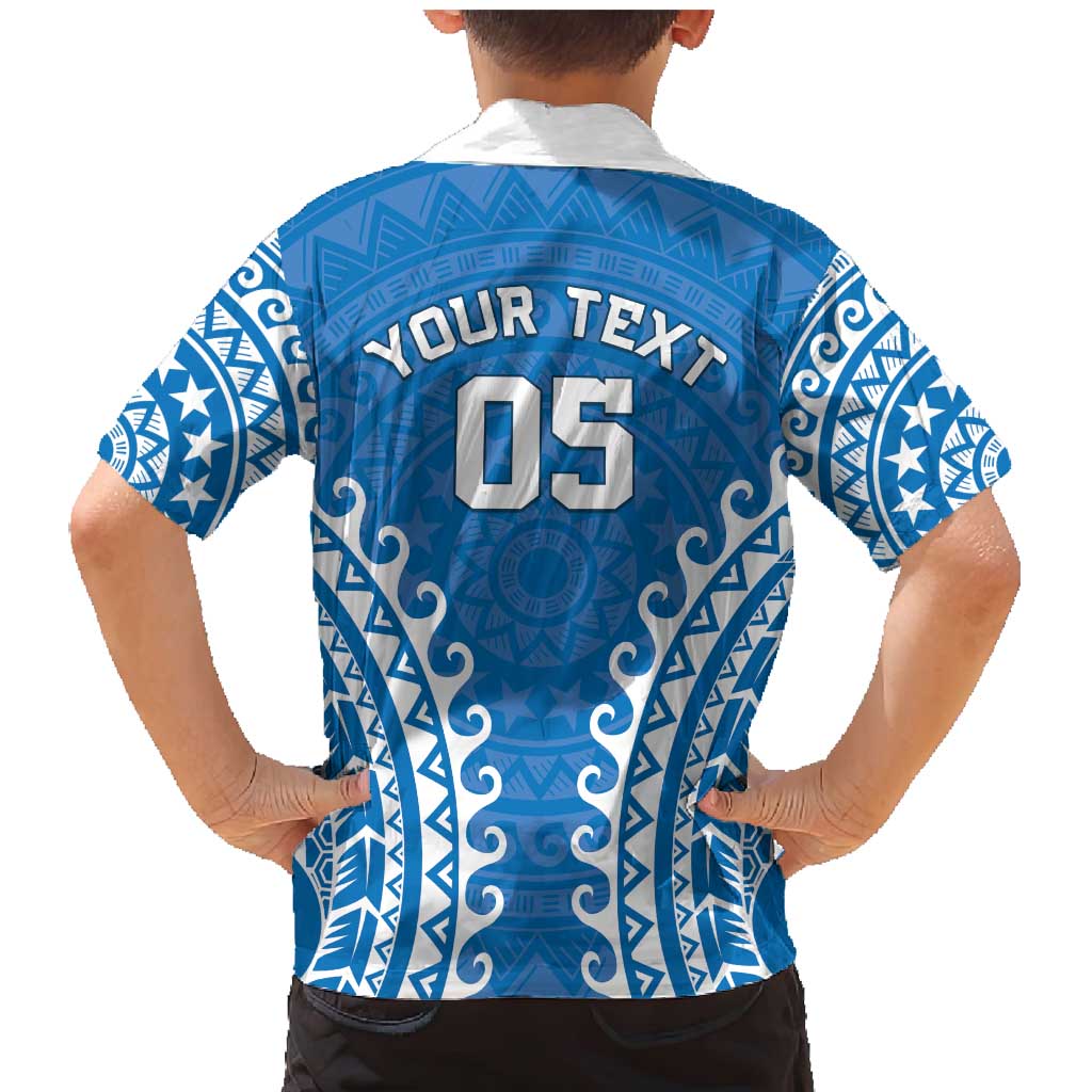 Custom Cook Islands Pukapuka Family Matching Mermaid Dress and Hawaiian Shirt Polynesian Tribal Tattoo LT05 - Polynesian Pride