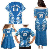 Custom Cook Islands Pukapuka Family Matching Puletasi and Hawaiian Shirt Polynesian Tribal Tattoo LT05 - Polynesian Pride