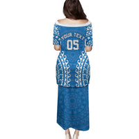 Custom Cook Islands Pukapuka Family Matching Puletasi and Hawaiian Shirt Polynesian Tribal Tattoo LT05 - Polynesian Pride