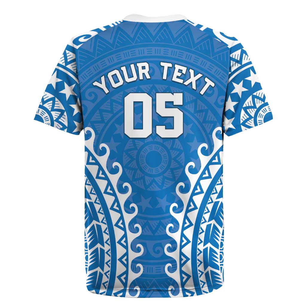 Custom Cook Islands Pukapuka Rugby Jersey Polynesian Tribal Tattoo