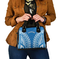 Custom Cook Islands Pukapuka Shoulder Handbag Polynesian Tribal Tattoo