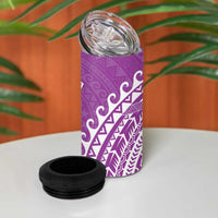 Cook Islands Mangaia 4 in 1 Can Cooler Tumbler Polynesian Tribal Tattoo LT05 - Polynesian Pride