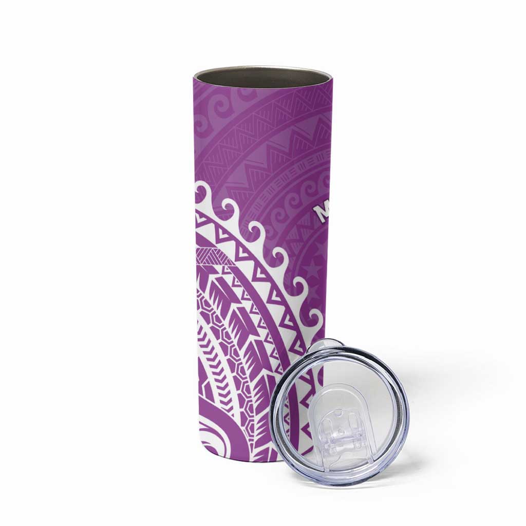 Cook Islands Mangaia Skinny Tumbler Polynesian Tribal Tattoo LT05 - Polynesian Pride