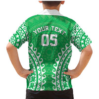 Custom Cook Islands Mitiaro Family Matching Mermaid Dress and Hawaiian Shirt Polynesian Tribal Tattoo LT05 - Polynesian Pride