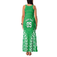 Custom Cook Islands Mitiaro Family Matching Tank Maxi Dress and Hawaiian Shirt Polynesian Tribal Tattoo LT05 - Polynesian Pride