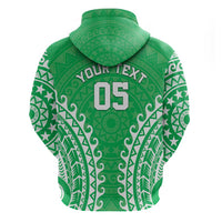 Custom Cook Islands Mitiaro Hoodie Polynesian Tribal Tattoo