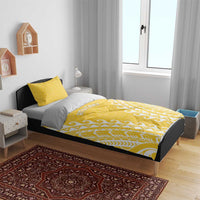 Custom Cook Islands Aitutaki Bedding Set Polynesian Tribal Tattoo