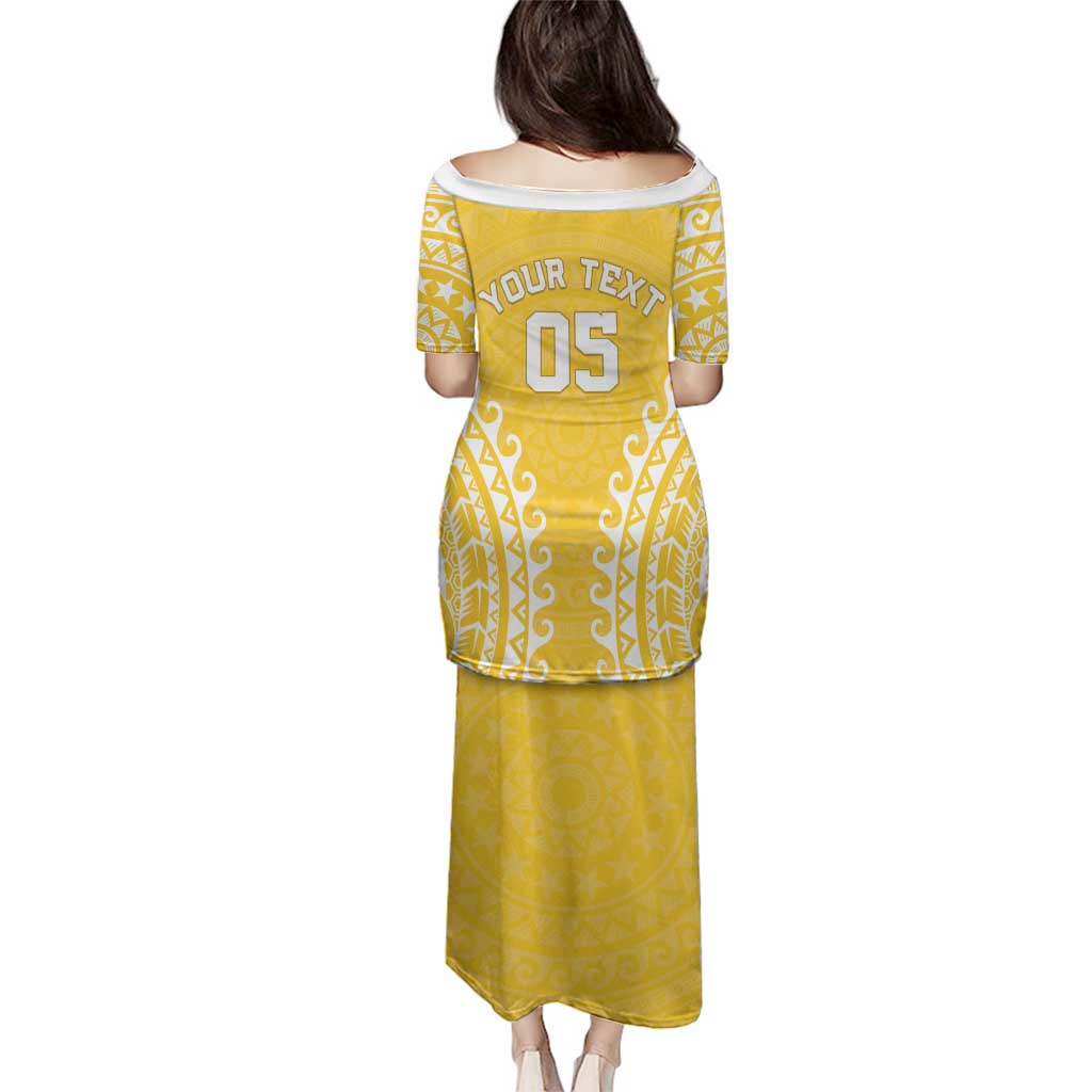 Custom Cook Islands Aitutaki Family Matching Puletasi and Hawaiian Shirt Polynesian Tribal Tattoo