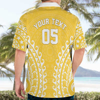 Custom Cook Islands Aitutaki Hawaiian Shirt Polynesian Tribal Tattoo