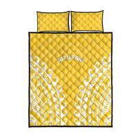 Cook Islands Aitutaki Quilt Bed Set Polynesian Tribal Tattoo LT05 - Polynesian Pride