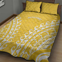 Cook Islands Aitutaki Quilt Bed Set Polynesian Tribal Tattoo LT05 - Polynesian Pride