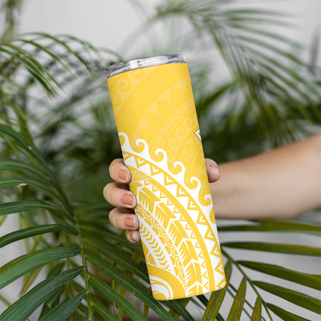 Cook Islands Aitutaki Skinny Tumbler Polynesian Tribal Tattoo LT05 - Polynesian Pride