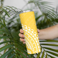 Cook Islands Aitutaki Skinny Tumbler Polynesian Tribal Tattoo LT05 - Polynesian Pride
