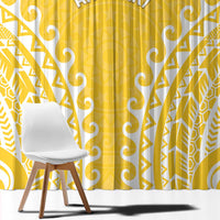 Cook Islands Aitutaki Window Curtain Polynesian Tribal Tattoo LT05 - Polynesian Pride
