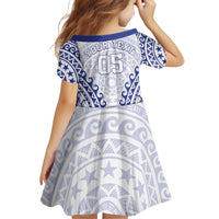 Custom Cook Islands Palmerston Family Matching Off Shoulder Short Dress and Hawaiian Shirt Polynesian Tribal Tattoo