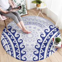 Cook Islands Palmerston Round Carpet Polynesian Tribal Tattoo LT05 - Polynesian Pride