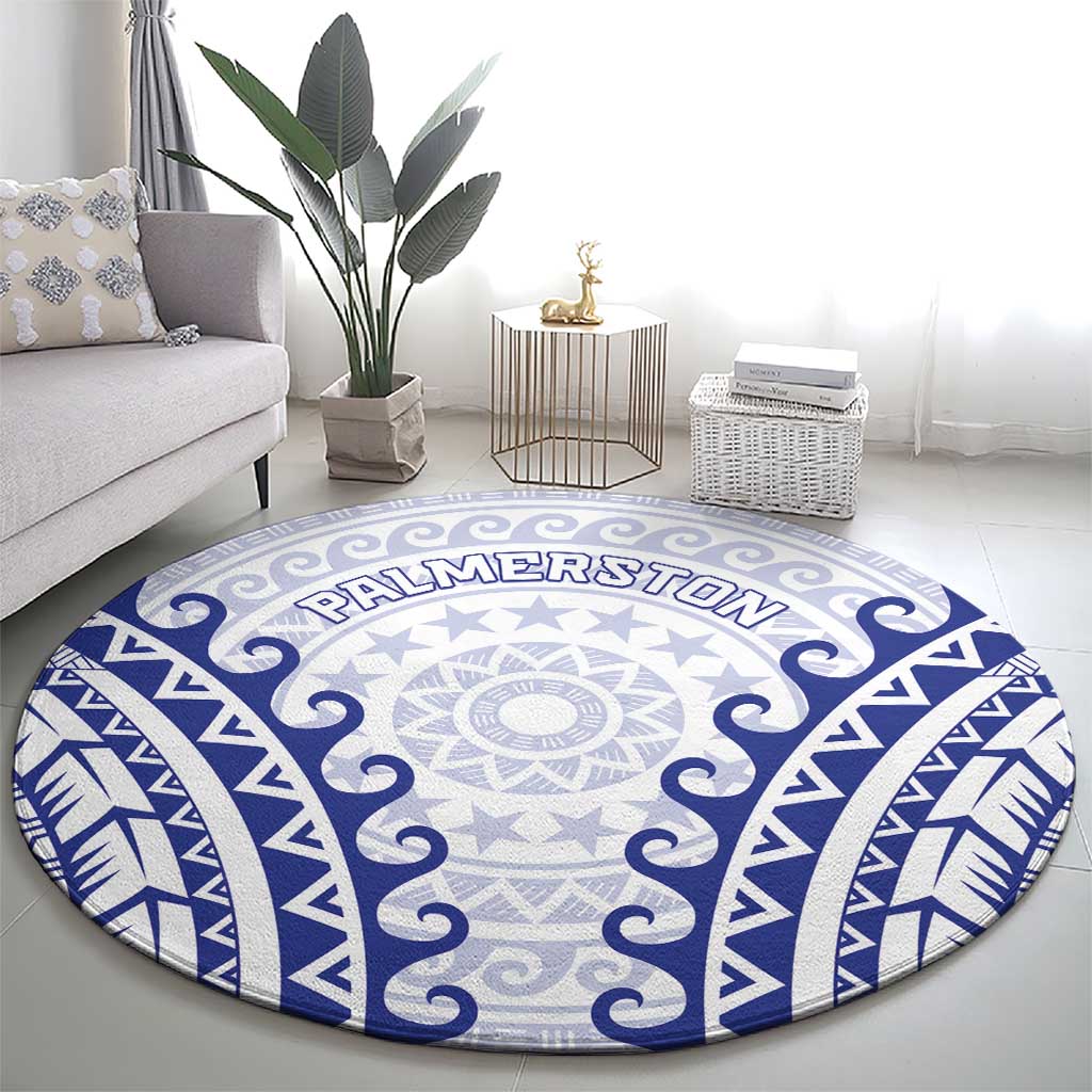 Cook Islands Palmerston Round Carpet Polynesian Tribal Tattoo LT05 - Polynesian Pride