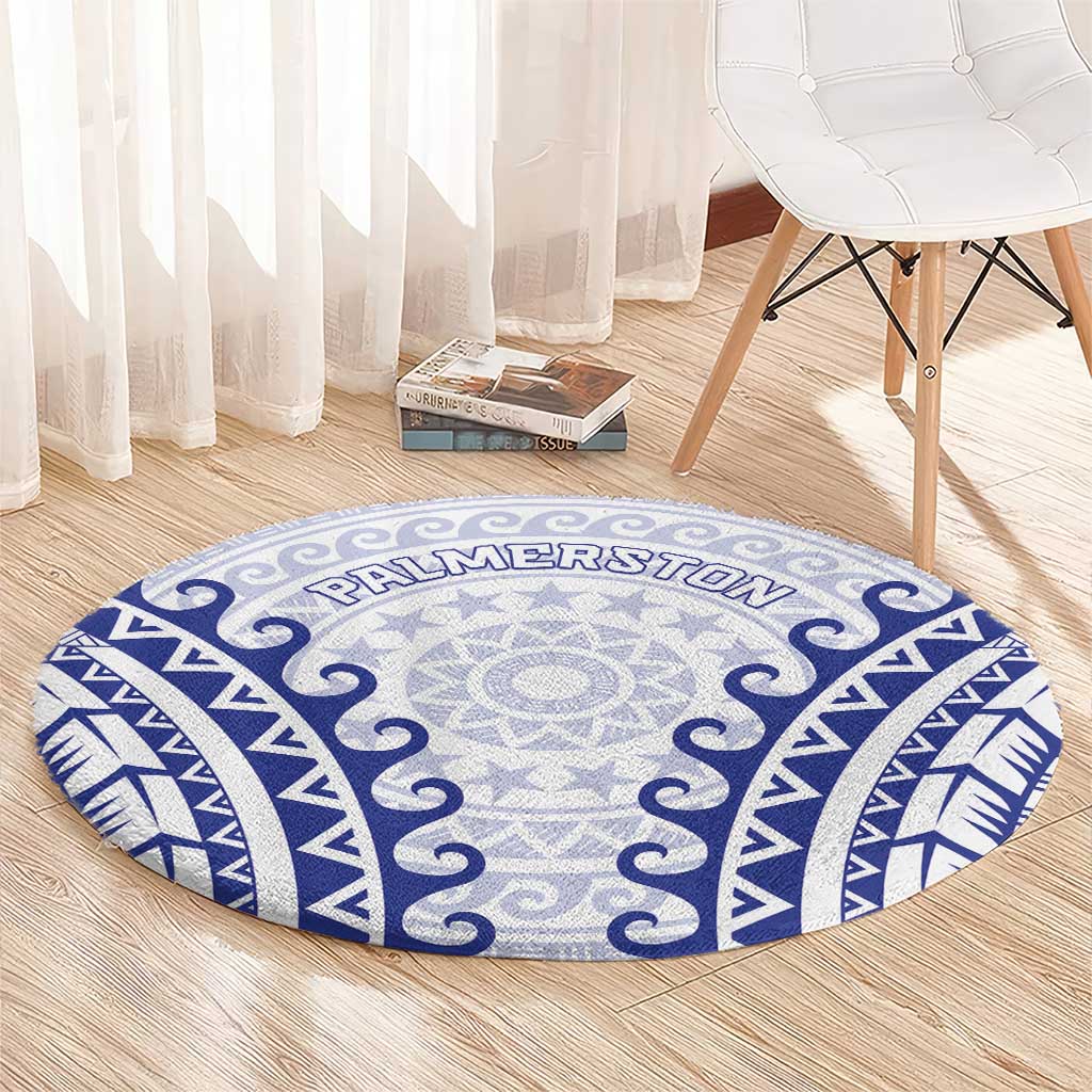 Cook Islands Palmerston Round Carpet Polynesian Tribal Tattoo LT05 - Polynesian Pride