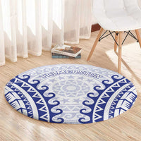 Cook Islands Palmerston Round Carpet Polynesian Tribal Tattoo LT05 - Polynesian Pride