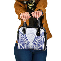Custom Cook Islands Palmerston Shoulder Handbag Polynesian Tribal Tattoo