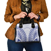 Custom Cook Islands Palmerston Shoulder Handbag Polynesian Tribal Tattoo