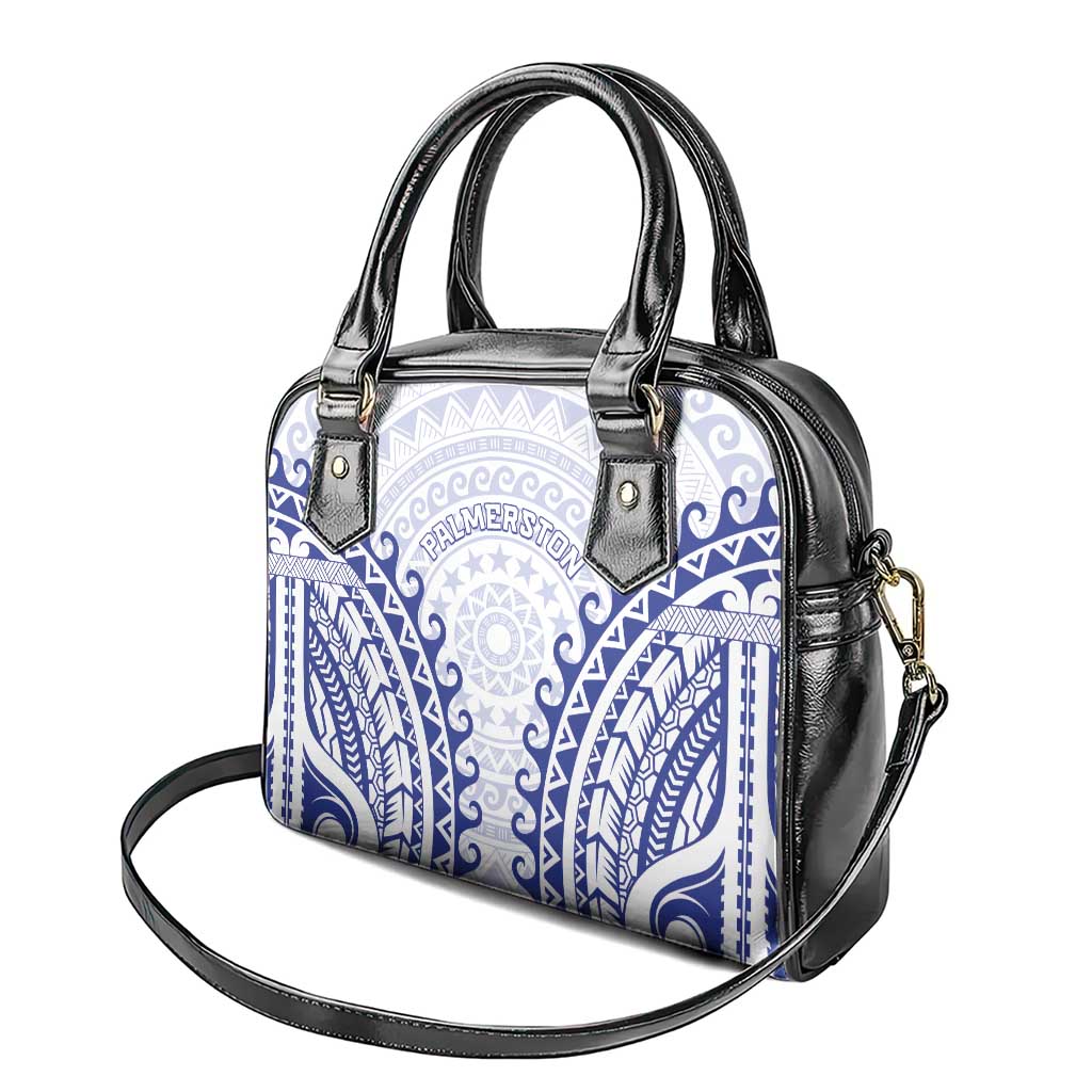 Custom Cook Islands Palmerston Shoulder Handbag Polynesian Tribal Tattoo