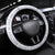 Cook Islands Palmerston Steering Wheel Cover Polynesian Tribal Tattoo