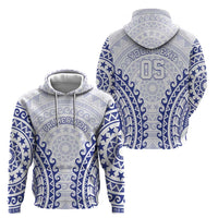 Custom Cook Islands Palmerston Zip Hoodie Polynesian Tribal Tattoo