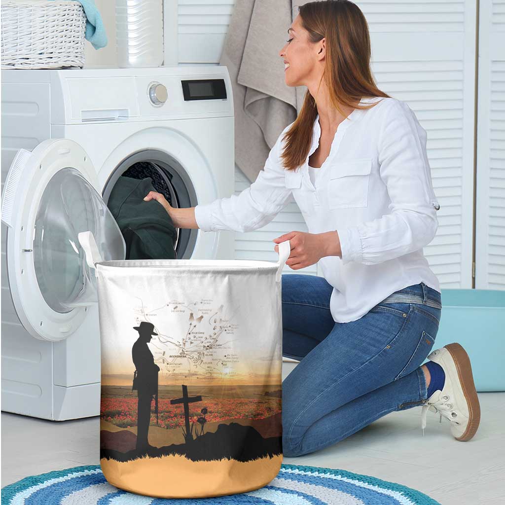 Australia And New Zealand ANZAC Day Laundry Basket Battle Of Beersheba LT05 - Polynesian Pride