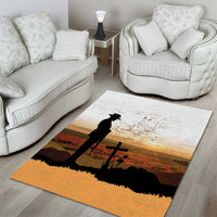 Australia And New Zealand ANZAC Day Area Rug Battle Of Beersheba LT05 - Polynesian Pride