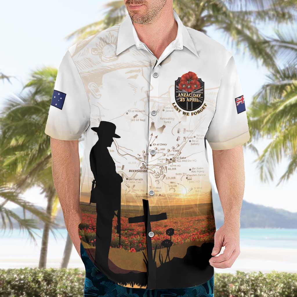 Australia And New Zealand ANZAC Day Hawaiian Shirt Battle Of Beersheba LT05 - Polynesian Pride