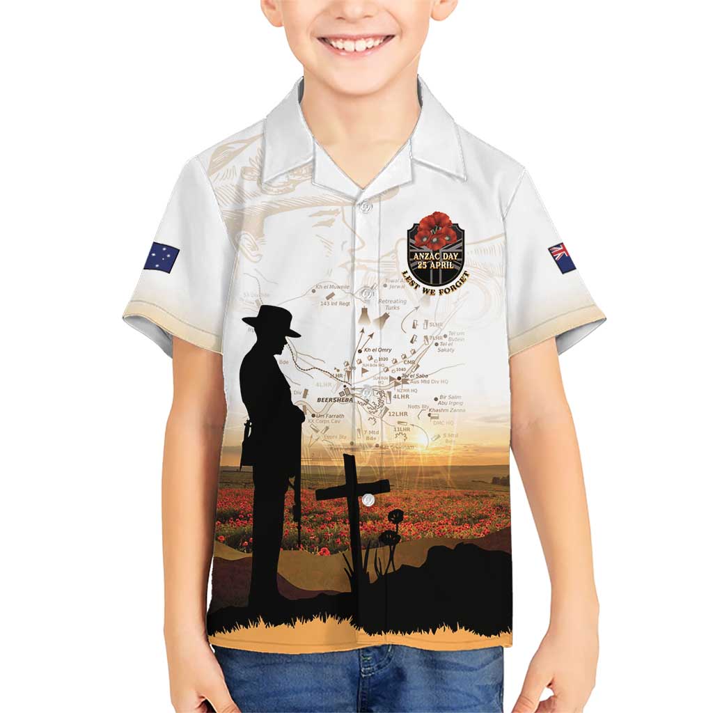 Australia And New Zealand ANZAC Day Hawaiian Shirt Battle Of Beersheba LT05 - Polynesian Pride