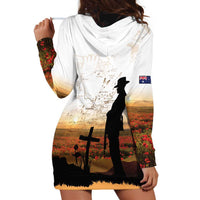 Australia And New Zealand ANZAC Day Hoodie Dress Battle Of Beersheba LT05 - Polynesian Pride